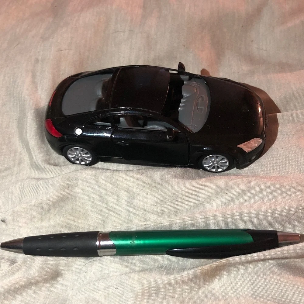 Black 2008 Audi TT pull back action